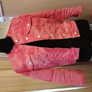 Guess Pink Denim Jacket